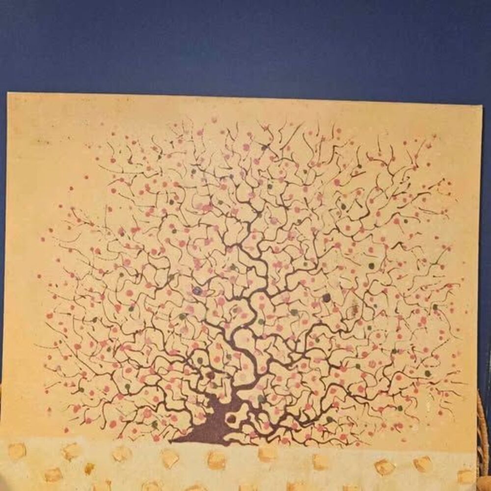 Abstract Tree Wall Painting
